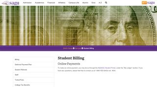 
                            5. Student Billing - SAGU - Sagu Student Portal