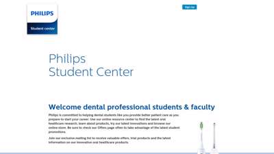 Student Center Homepage :. USA - Philips