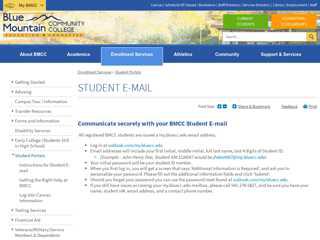 
                            5. Student E-mail | Blue Mountain Community …