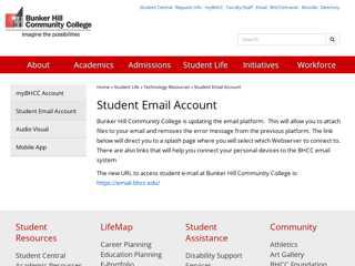 
                            8. Student Email Account - Bunker Hill Community …