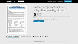
                            3. student engagment & well being policy - Northcote High School - Northcote High School Compass Portal