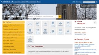 
                            7. Student Gateway | Carleton College - Abel Moodle Portal