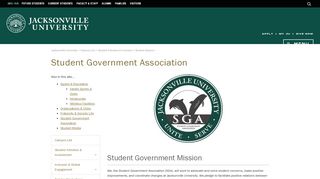 
                            3. Student Government Association | Jacksonville University in ... - University Alliance Ju Portal