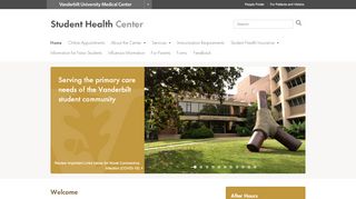 
Student Health Center - Vanderbilt University Medical Center
