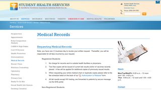 
                            3. Student Health Services - Medical Records - UCSD Wellness - Ucsd Student Health Portal