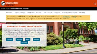 
                            2. Student Health Services | | Oregon State University - Oregon State Student Health Portal