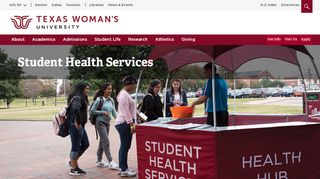 
                            7. Student Health Services - Texas Woman's University - Twu Patient Portal