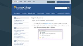 
                            3. Student Help Center Login Instructions - Rowan College - Rcgc Portal Login