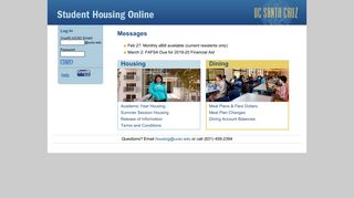 
                            4. Student Housing Online - University of California, Santa Cruz - Ucsc Student Housing Portal