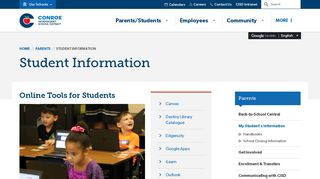 
                            3. Student Information - Conroe ISD - First Class Portal Conroe Isd