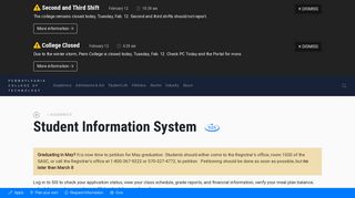 
                            5. Student Information System | Pennsylvania College of ... - Pct Email Portal