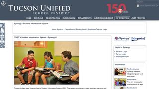 
                            7. Student Information System - Tucson Unified School District - Tusd Synergy Parent Portal