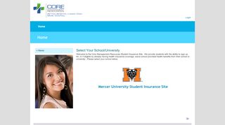 
                            7. Student Insurance Portal > Home - Core Administrative Services Provider Portal
