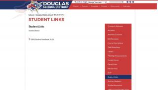 
                            3. Student Links – Douglas Middle School – Douglas School District - Dms Student Portal