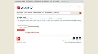 Student Login - Aleks - Myclc Portal