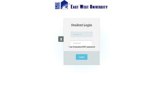 
                            5. Student Login - East West Student Portal