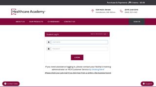 
                            6. Student-Login – Healthcare Academy - Ecademy Student Portal