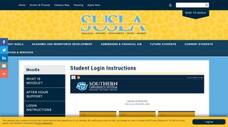 Student Login Instructions | Southern University Shreveport ... - Www Susla Edu Portal