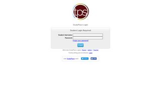 
                            1. Student Login Page - Tps Portal