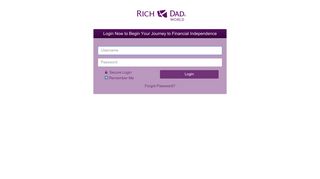 
                            2. Student Login | Rich Dad Experts - Richdadworld Portal