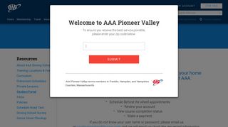 Student Portal | AAA Pioneer Valley - Aaa Student Portal