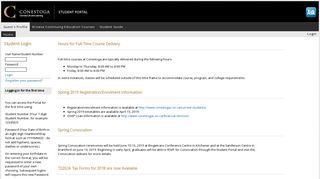 Student Portal - Conestoga College - Econestoga Login