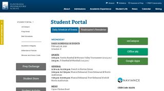 
                            9. STUDENT PORTAL - Flintridge Prep - Oncampus Student Portal
