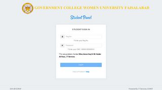 
                            4. Student Portal - GCWUF - Qcet Sahiwal Student Portal