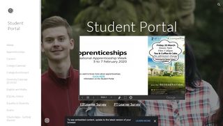 Student Portal - Google Sites - Shipley College Staff Portal
