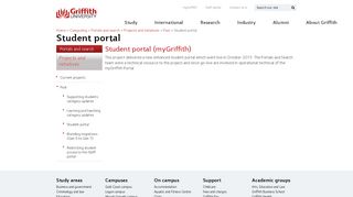 
                            7. Student portal - Griffith Portal - Griffith University - Griffith University Village Portal