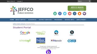 Student Portal - Jeffco Public Schools - Jeffco Portal