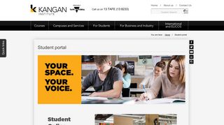 
                            3. Student portal - Kangan Institute - Bendigo Tafe Portal