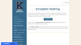 
                            5. Student Portal - KRHS GUIDANCE - Triumphant Student Portal