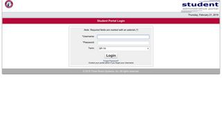 
                            2. Student Portal Login - Accord Info Matrix Student Login Page