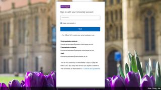 
                            4. Student Portal - My Manchester - The University of Manchester - Uom Portal