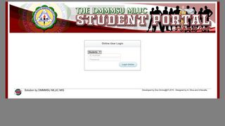 
                            1. Student Portal Online - Dmmmsu Mluc Student Portal
