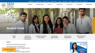 
                            5. Student Portal - SRM University - Srm Ramapuram Student Portal