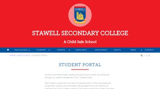 
                            2. Student Portal - Stawell Secondary College - Stawell Secondary College Portal