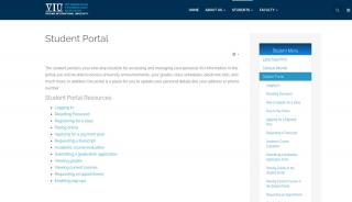 Student Portal - VIU: IT Department - Virginia International University - Viu Student Portal