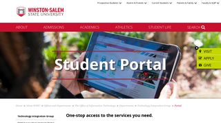 
                            4. Student Portal - Winston-Salem State University - Ram Id Portal