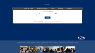 
                            6. Student - Prospective Students - Sonisweb Portal