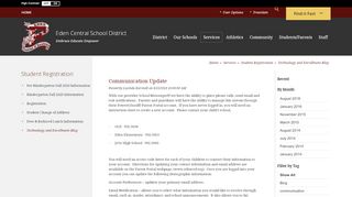 
                            5. Student Registration / Technology and Enrollment Blog - Edencsd Parent Portal