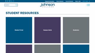 
                            3. Student Resources | Johnson College of Technology - Johnson Student Portal