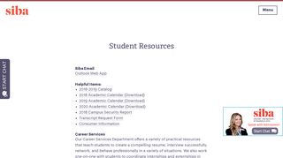 
                            1. Student Resources | Stevens - The Institute of Business & Arts - Siba Portal