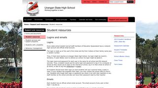 
                            7. Student resources - Urangan State High School - One School Timetable Portal