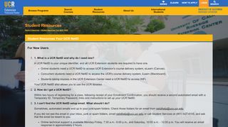 
                            4. Student Resources Your UCR NetID - UCR Extension - Ucr Netid Portal