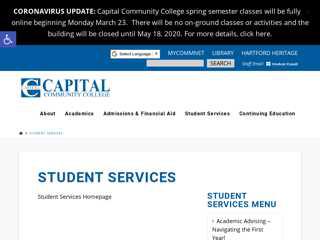
                            6. Student Services – Capital Community College