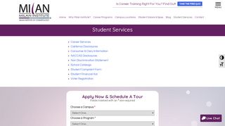 
                            4. Student Services - Milan Institute - Student Portal Milan Bakersfield