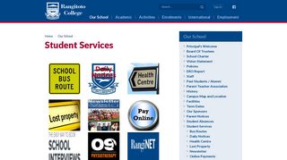 
                            3. Student Services | Rangitoto College - Rangitoto College Portal
