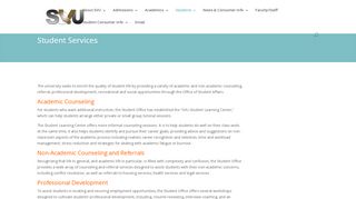 Student Services | SILICON VALLEY UNIVERSITY - Svu Student Portal